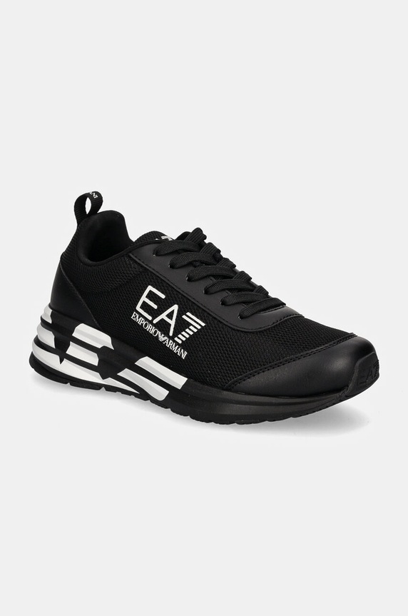 Dětské sneakers boty EA7 Emporio Armani imitace kůže černá 7Y000002.AF10181