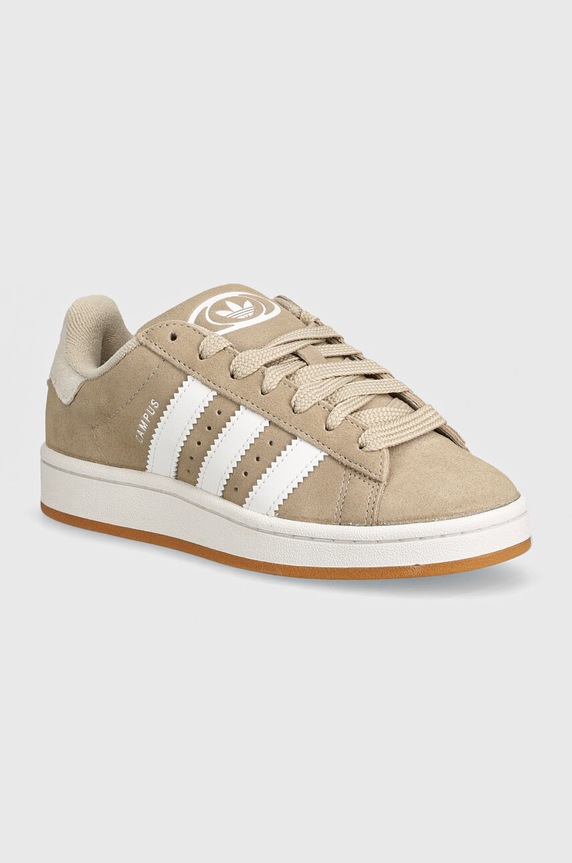 Маратонки adidas Originals Campus 00s велур бежов JI4461