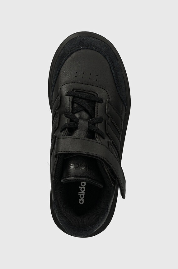 Dětské sneakers boty adidas COURTBLOCK EL C černá ID6508