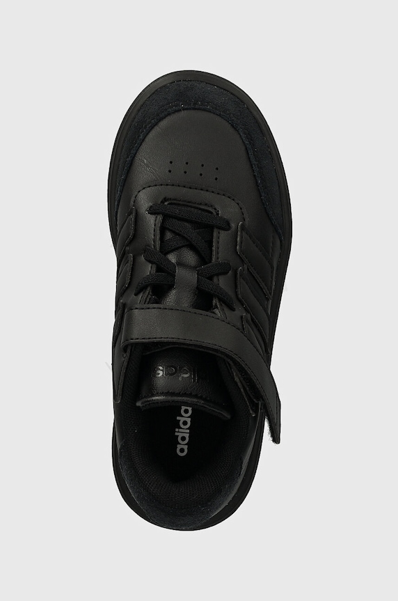 Dětské sneakers boty adidas COURTBLOCK EL C černá ID6508