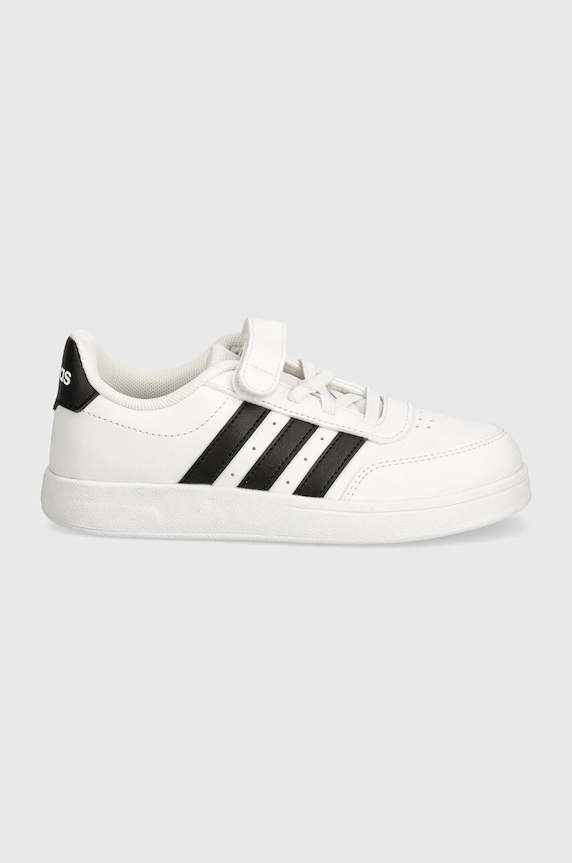 adidas sneakersy dziecięce BREAKNET 2.0 EL C IE3792 biały AW24