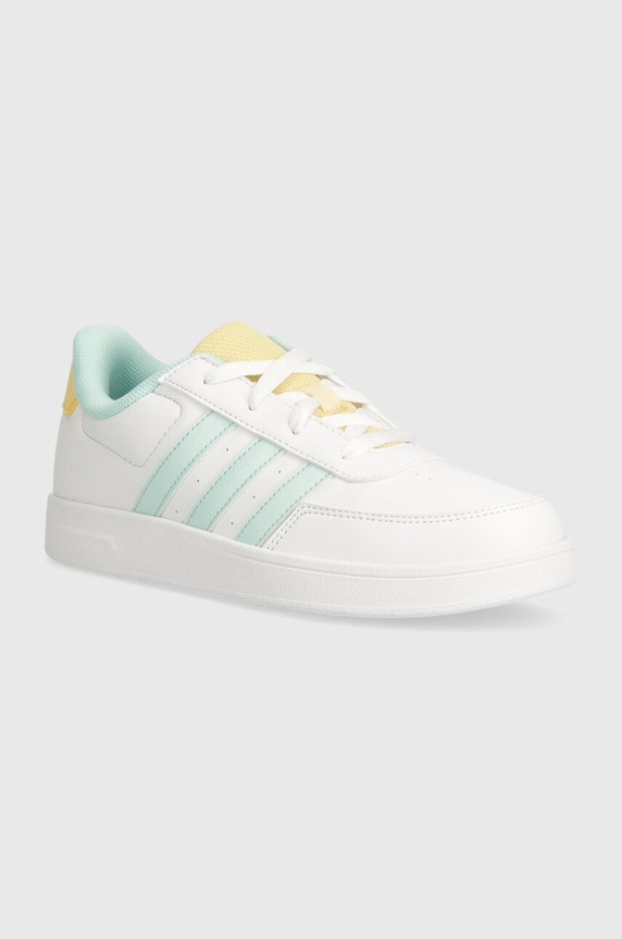 adidas sneakersy dziecięce Breaknet 2.0 imitacja skóry licowej biały IH2380