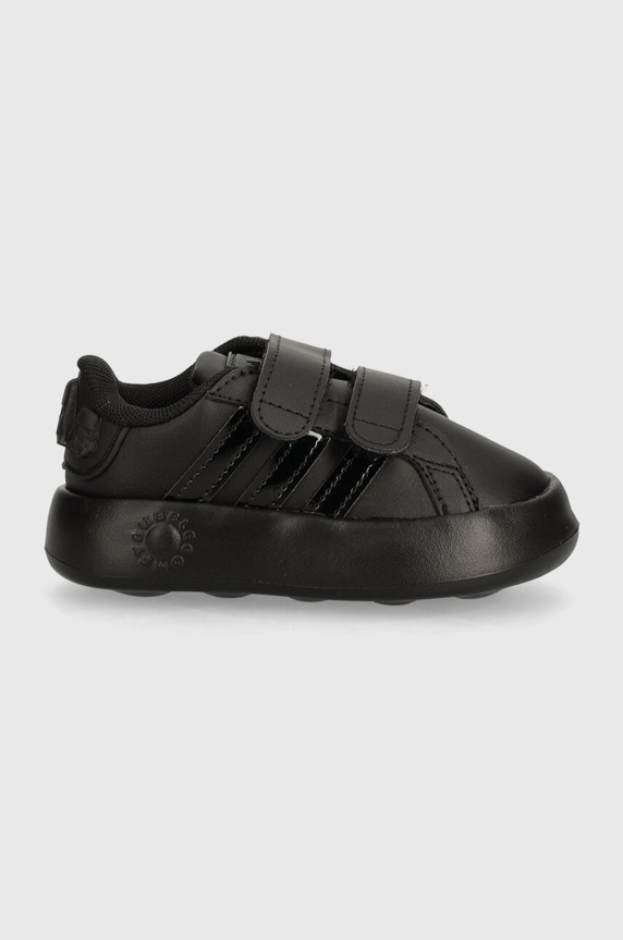 adidas sneakersy dziecięce STAR WARS Grand Court CF IH7579 czarny AW24