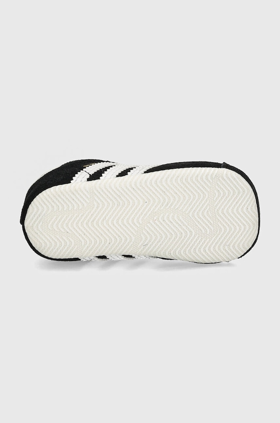 Čevlji iz semiša za dojenčka adidas Originals GAZELLE CRIB JI2046 črna