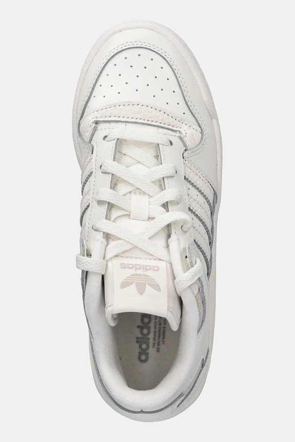 adidas Originals sneakersy skórzane dziecięce FORUM LOW CL biały IH7916