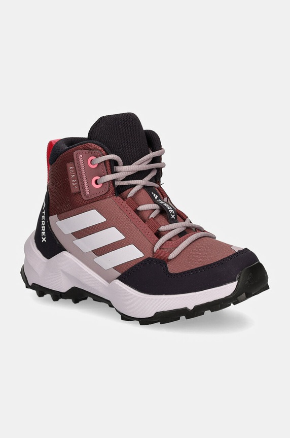 Dječje cipele adidas TERREX TERREX AX4R R.RDY MID tekstil ljubičasta IF6519