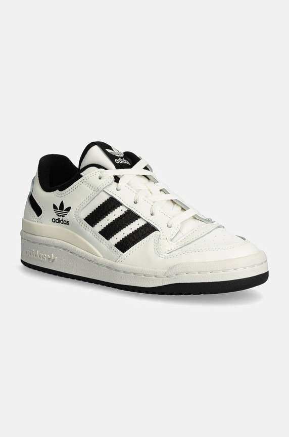 Dječje kožne tenisice adidas Originals FORUM LOW CL niska bijela IH7918