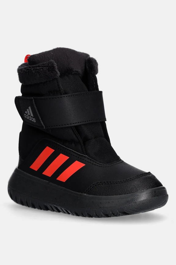 Detské snehule adidas Winterplay textilný čierna IF1715