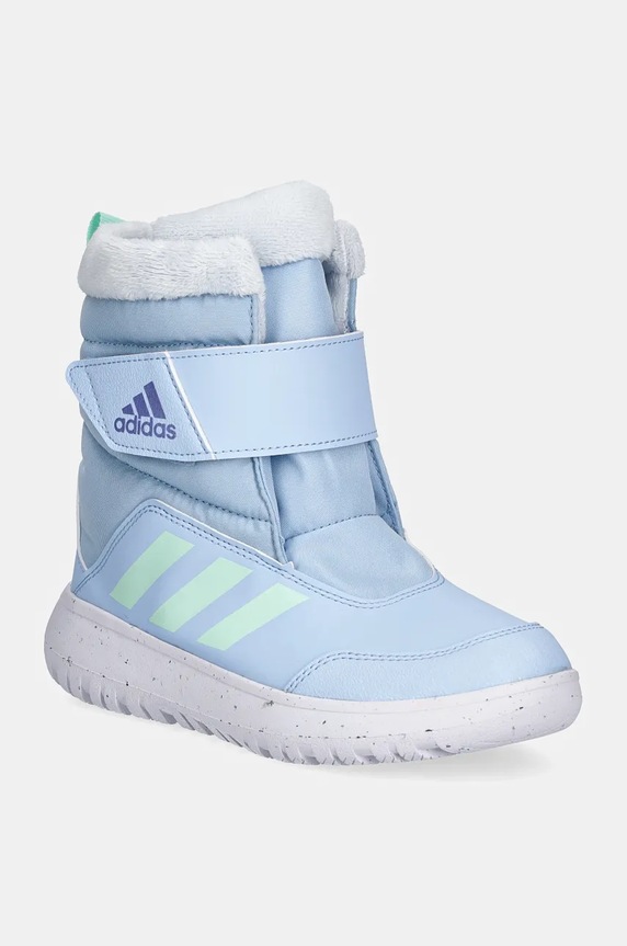 Dětské sněhule adidas Winterplay C textilní modrá IF1717