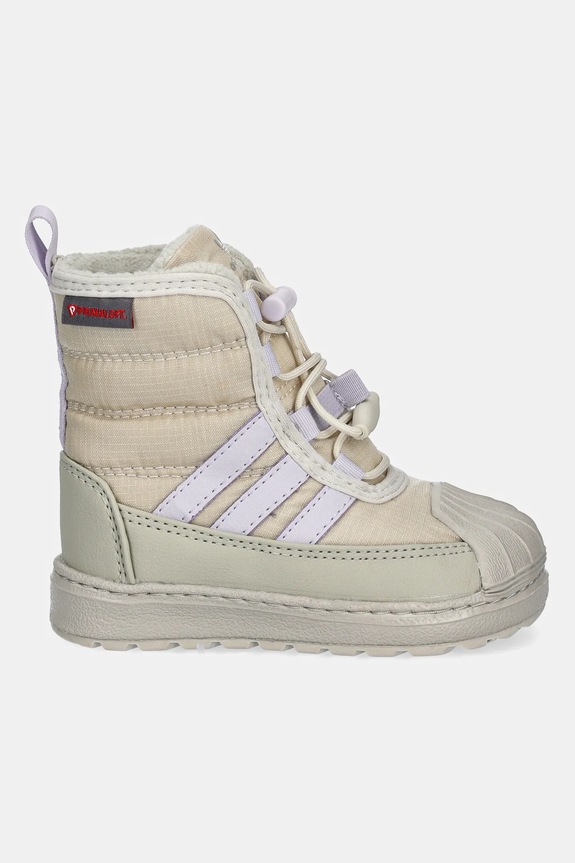 Detské zimné topánky adidas Originals SUPERSTAR 360 BOOT 2.0 ID4048 béžová AW24
