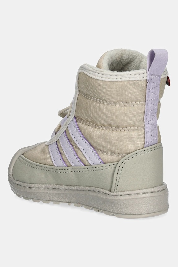 Chlapec Detské zimné topánky adidas Originals SUPERSTAR 360 BOOT 2.0 ID4048 béžová