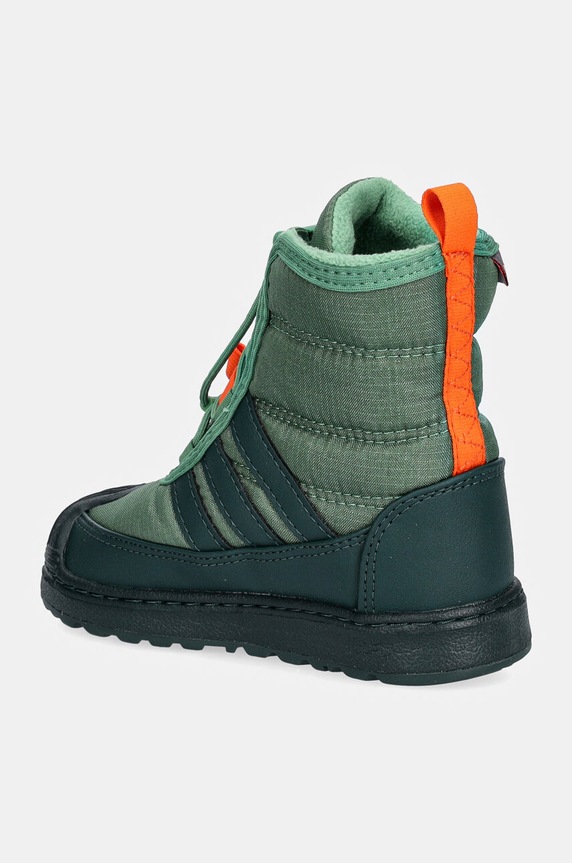 Κοριτσίστικα Παιδικές μπότες χιονιού adidas Originals SUPERSTAR 360 BOOT 2.0 ID4051 πράσινο