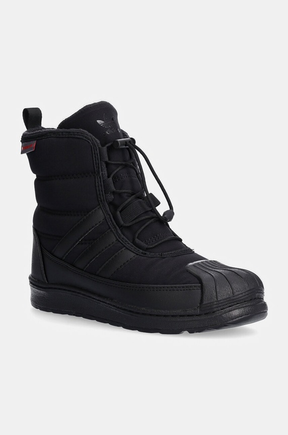 adidas Originals cizme de iarna pentru copii SUPERSTAR 360 BOOT 2.0 C usor izolat negru ID9723