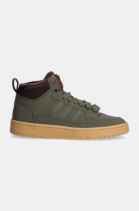 adidas sneakers pentru copii RAPID COURT MID WINTERIZED JR2813 verde AW24
