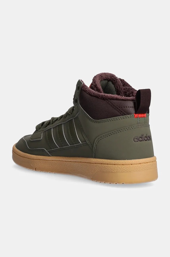 Băieți adidas sneakers pentru copii RAPID COURT MID WINTERIZED JR2813 verde