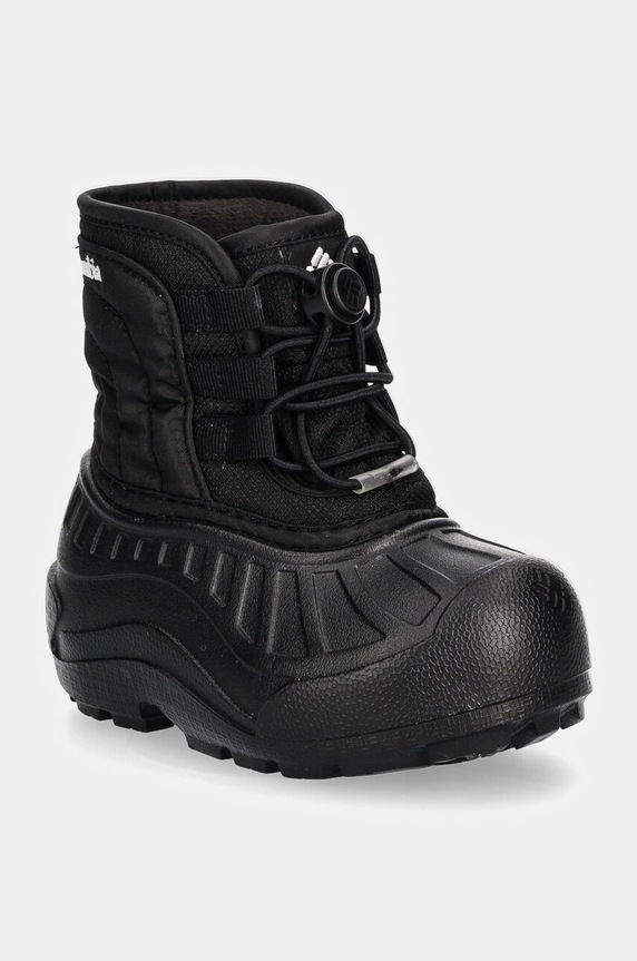 Columbia śniegowce dziecięce POWDERBUG SNOWLITE LACE syntetyczny czarny 2103522
