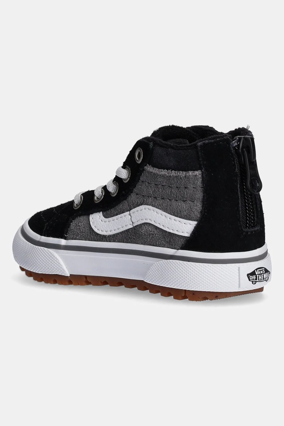Chłopiec Vans trampki skórzane dziecięce MTE SK8-Hi Zip VN000D0MN421 szary