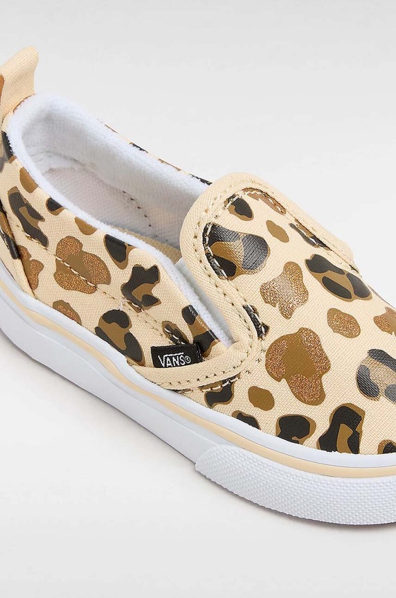 Chłopiec Vans tenisówki dziecięce Slip-On VN000D0SBF21 beżowy