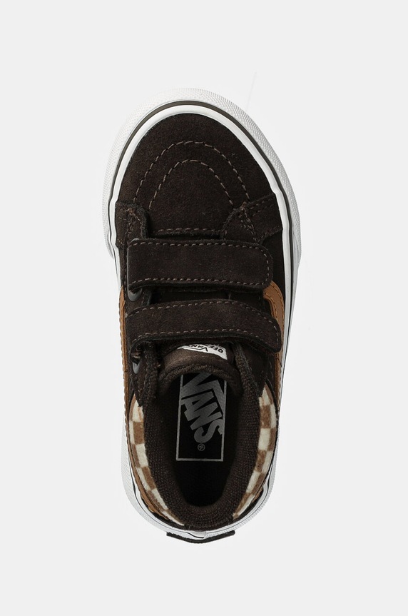 Παιδικά sneakers σουέτ Vans MTE SK8-Mid Reissue καφέ VN000D10BF21