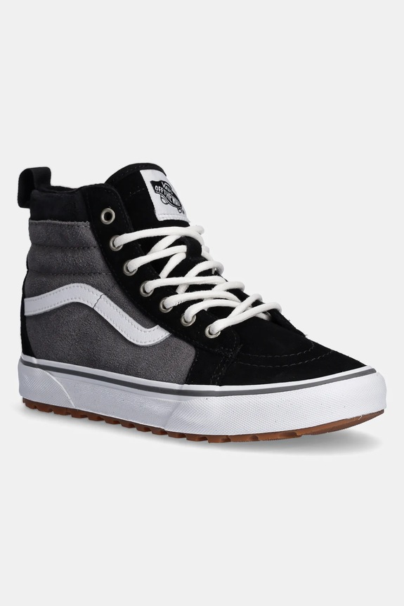 Dětské kožené kecky Vans MTE SK8-Hi přírodní kůže šedá VN000D2UN421