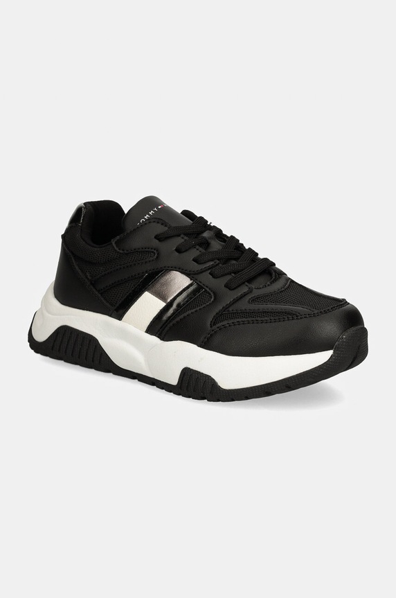 Sneakers Tommy Hilfiger συνθετικό μαύρο T3A9.33550.35.40
