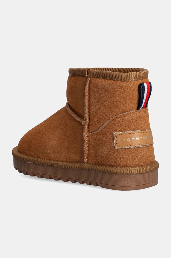 Chłopiec Tommy Hilfiger śniegowce dziecięce T3A5.33615.24.29 brązowy