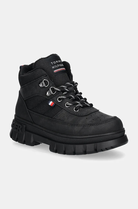 Dětské zimní boty Tommy Hilfiger textilní černá T3X5.33707.30.34