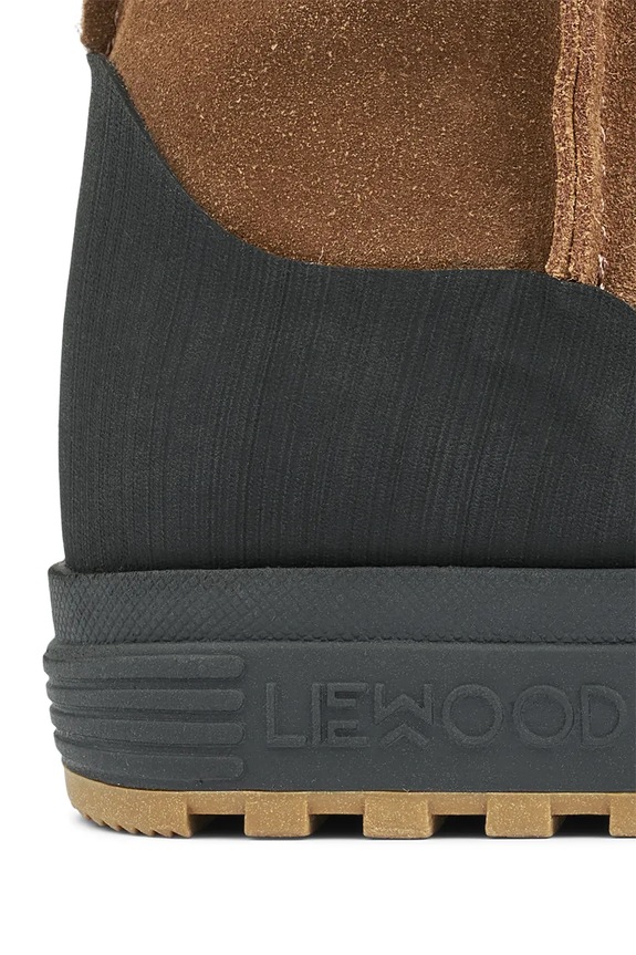 Μπότες χιονιού σουέτ για παιδιά Liewood Mattie Suede Boot καφέ LW19227