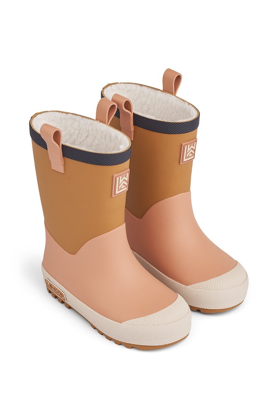 Dětské holínky Liewood Sasha Thermo Rainboot zelená LW19376