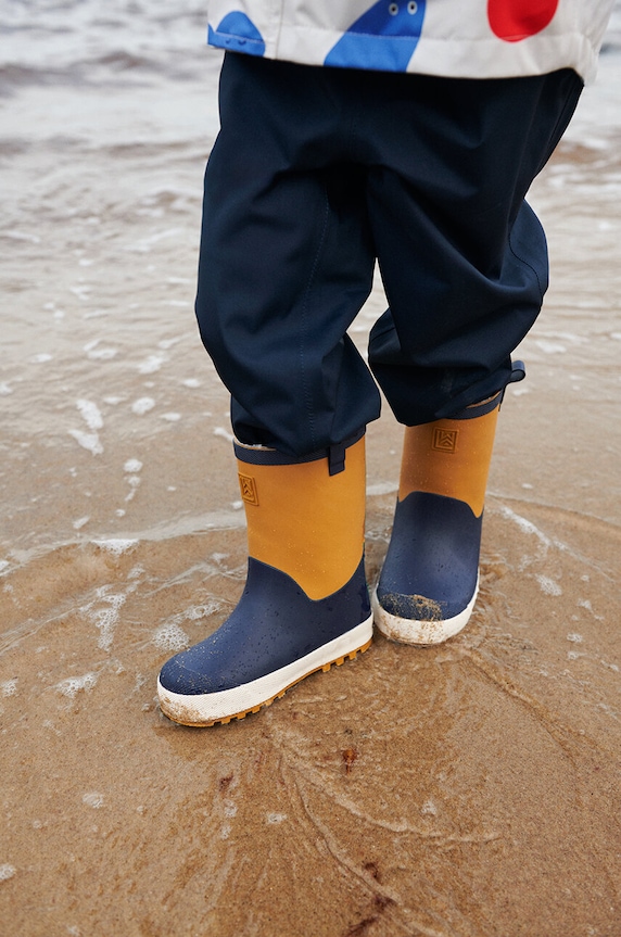 Dětské holínky Liewood Sasha Thermo Rainboot námořnická modř LW19376