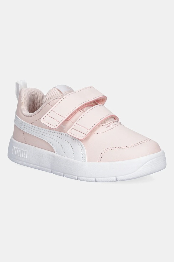 Puma sneakersy dziecięce Courtflex V3 imitacja skóry licowej beżowy 397642