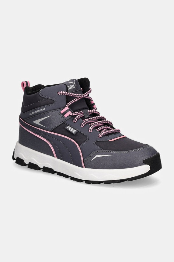 Puma pantofi copii Evolve Trail Club sintetic gri 397644