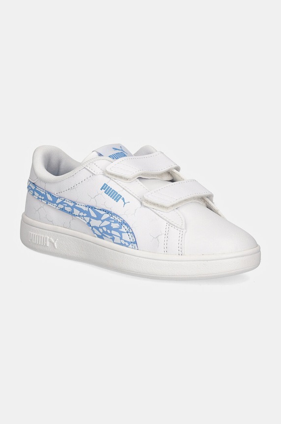 Puma sneakersy dziecięce Smash 3.0 L Icy Monster niska biały 397989