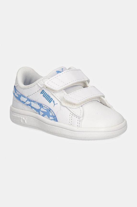 Detské tenisky Puma Smash 3.0 L Icy Monster nízky biela 397990