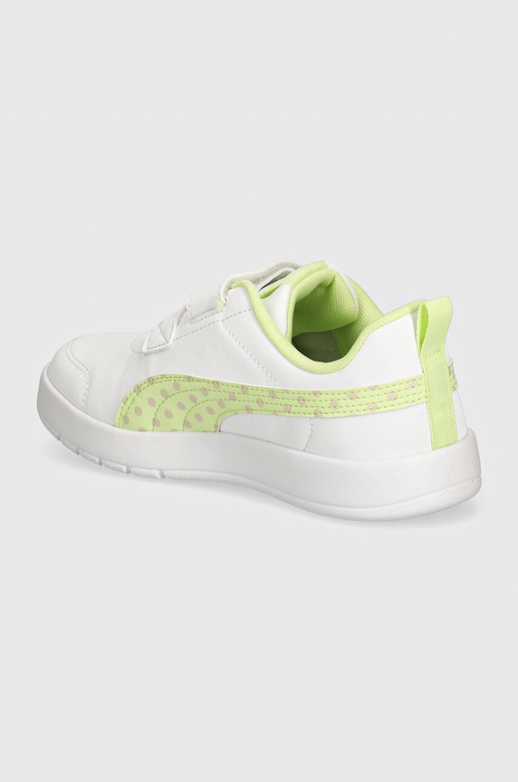 Chłopiec Puma sneakersy dziecięce Courtflex V3 Dotty 398758 zielony