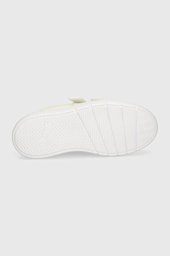 Puma sneakersy dziecięce Courtflex V3 Dotty 398758 zielony