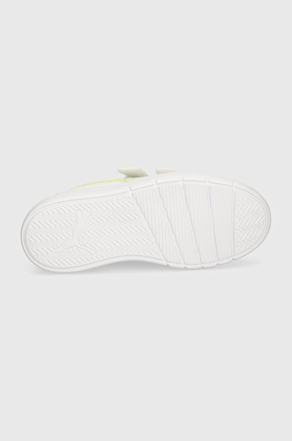 Puma sneakersy dziecięce Courtflex V3 Dotty 398758 zielony