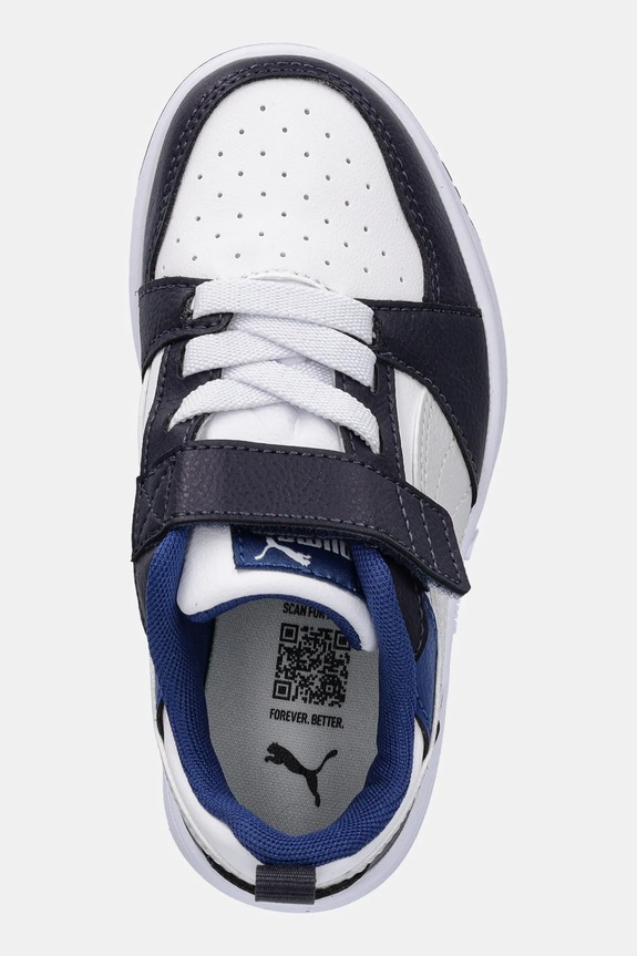 Detské tenisky Puma Rebound V6 Lo AC+ PS tmavomodrá 397419