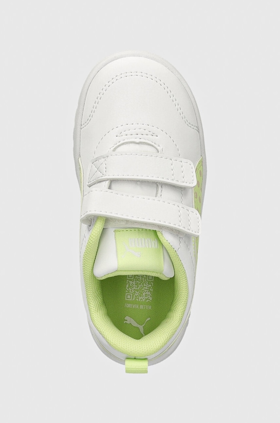 Детски маратонки Puma Courtflex V3 Dotty жълт 398759