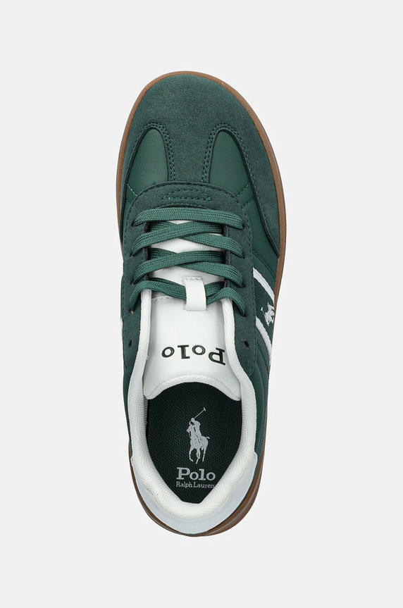 Dječje tenisice Polo Ralph Lauren HERITAGE COURT III T-TOE zelena RL01253301