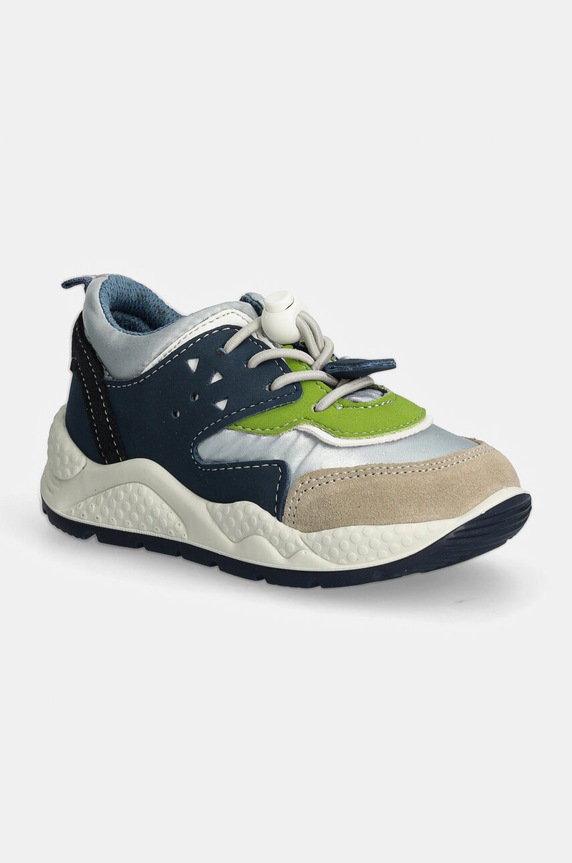 Primigi sneakersy dziecięce imitacja skóry licowej niebieski 6856011
