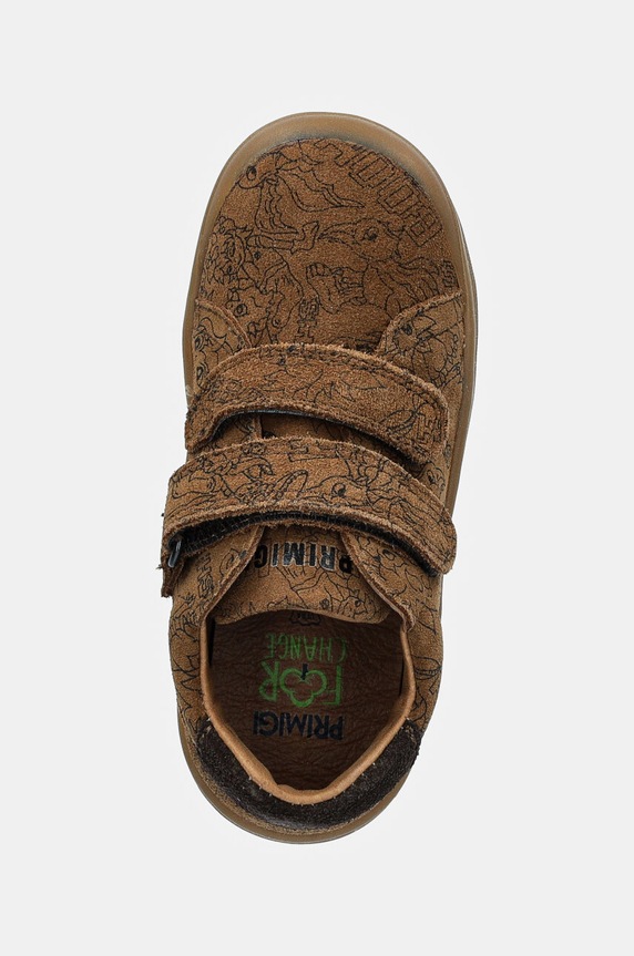 Primigi półbuty zamszowe dziecięce brązowy 6906522