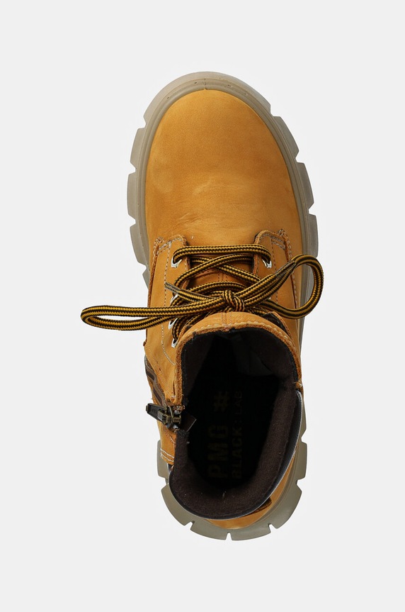 Primigi buty zimowe nubukowe dziecięce żółty 6877200.31.35