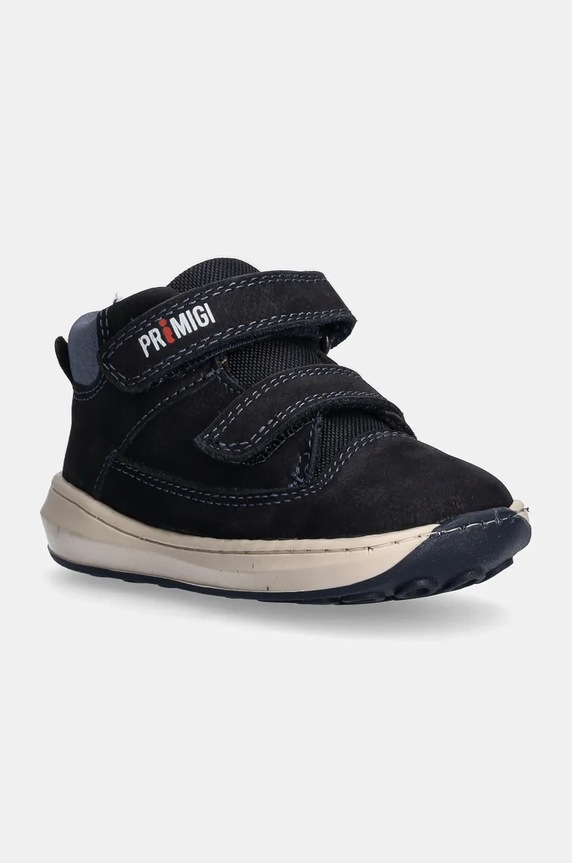 Dětské kožené sneakers boty Primigi vysoký námořnická modř 6900633