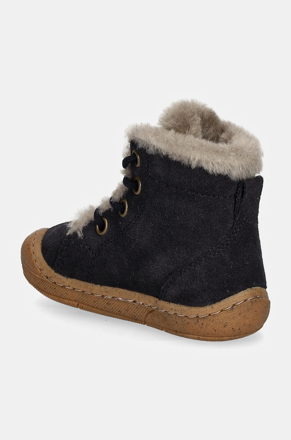 CHLAPEC Dětské semišové zimní boty Froddo MINNI SUEDE LACES G2110140.20.24 námořnická modř