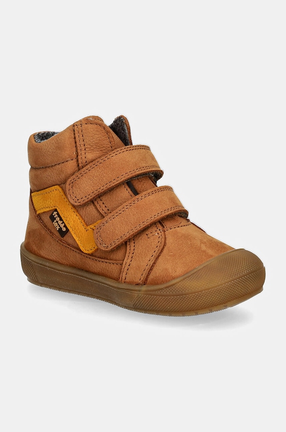 Παιδικά παπούτσια nubuck Froddo OLLIE TEX καφέ G2110139.21.24
