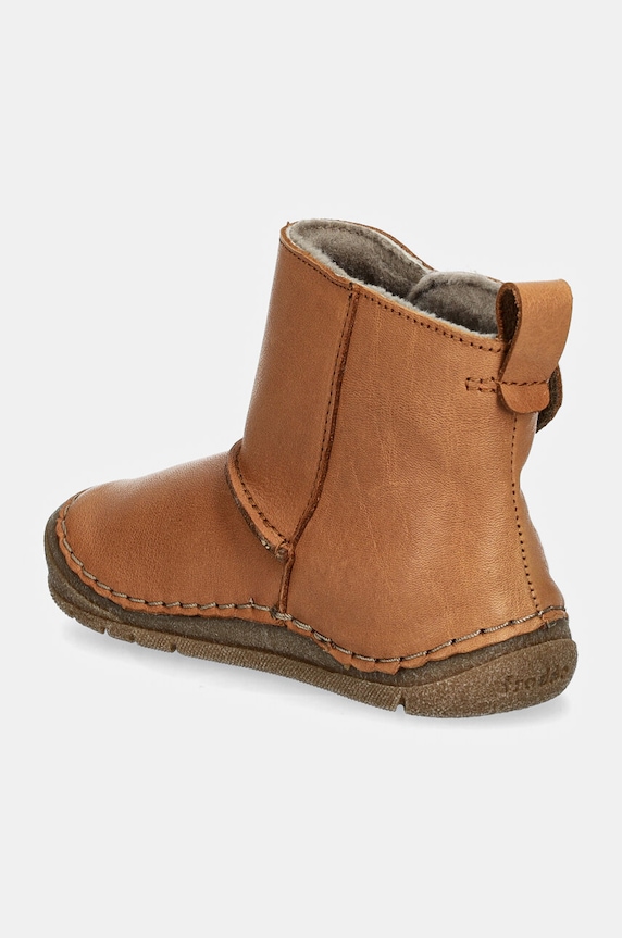 Chłopiec Froddo buty zimowe skórzane PAIX UP WINTER BOOTS G2160082.21.24 brązowy