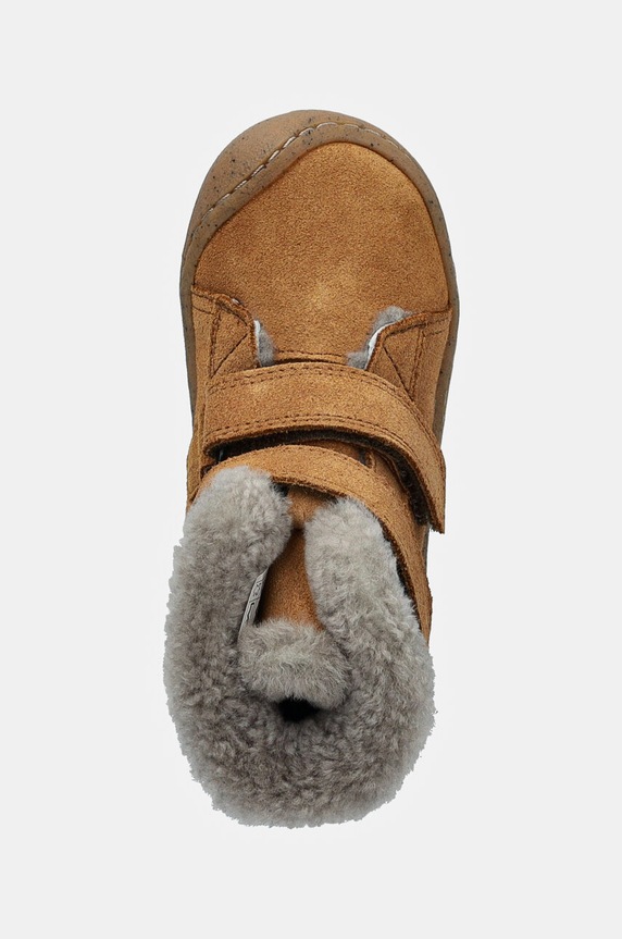 Froddo buty zimowe zamszowe dziecięce MINNI SUEDE żółty G2110141.25.26