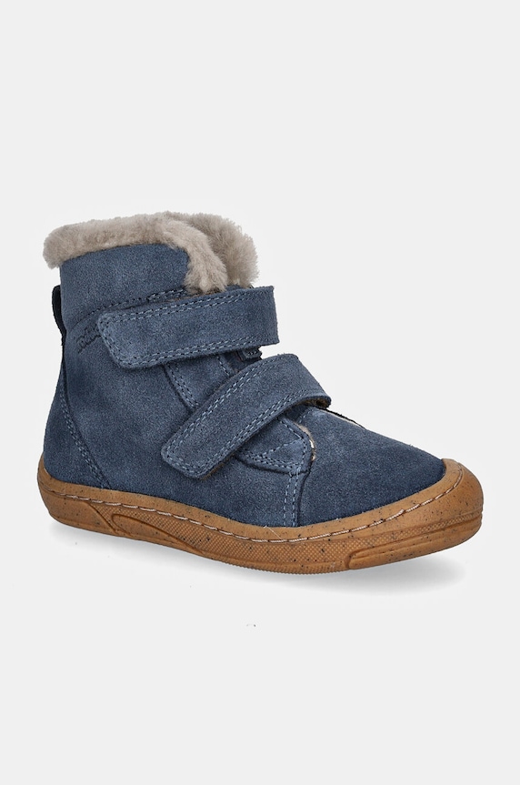 Froddo buty zimowe zamszowe dziecięce MINNI SUEDE ocieplane niebieski G2110141.25.26