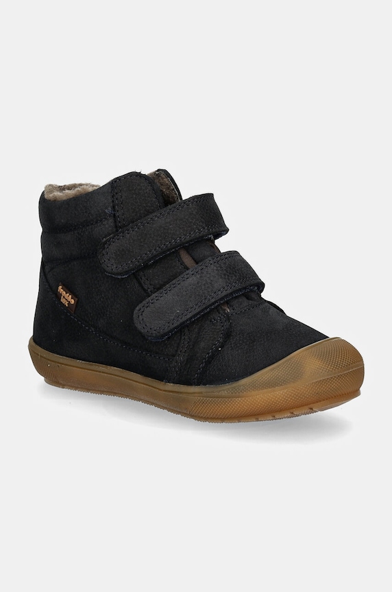 Froddo buty zimowe nubukowe dziecięce OLLIE WOOL TEX na rzep granatowy G2110138.25.28